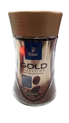 Кофе растворимый Tibio / Тибио Gold Selection натуральный, сублимированный 95г