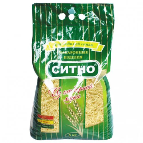 Макароны Ситно Вермишель короткая пшеничная 5кг
