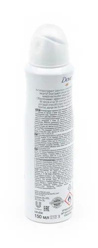 Дезодорант-антиперспирант Dove "Невидимый" 150мл, артикул 68584512