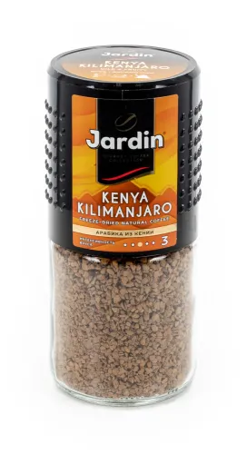 Кофе растворимый Jardin Kenya Kilimanjaro/Жардин Кения сублимированный стеклянная банка 95г