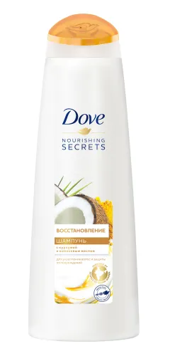 Шампунь Dove Дав Nourishing Secrets с куркумой и кокосовым маслом 380мл