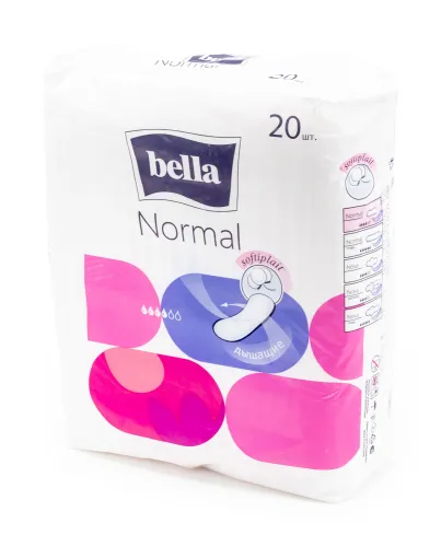 Прокладки женские гигиенические Bella / Белла Normal Softiplait 4 капли дышащие без крылышек 20шт. / средства личной гигиены