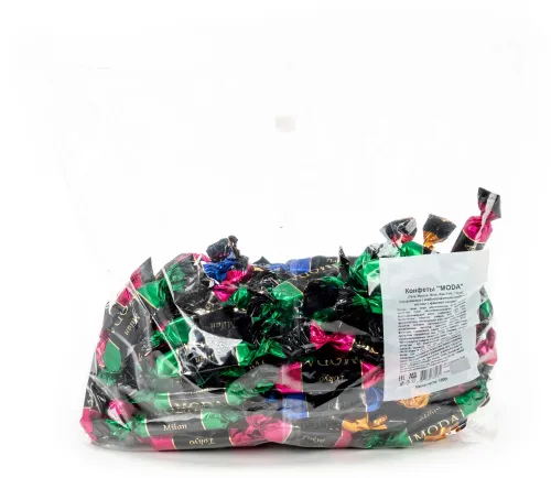 Конфеты Сладкий Орешек MODA ассорти шоколадные с кремовой начинкой глазированные 1кг / сладости подарок / кондитерские изделия