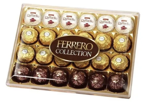 Конфеты Ferrero Collection / Ферреро Коллекшн набор, ассорти, Rocher, Raffaello, Rondnoir в коробке, 269.4г / кондитерские изделия